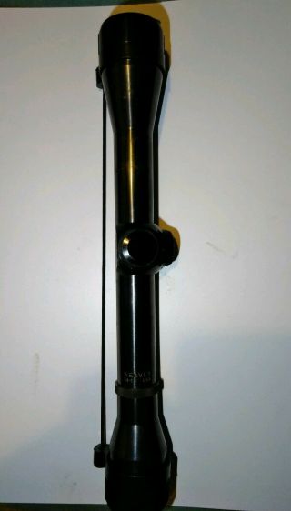 Vintage Weaver K4 - 1 Rifle Scope In 4x Power - Made In El Paso,  Tx - Blue Steel