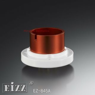 1pc Eizz Ez - 845a Steel Ceramic Tube Socket For 845,  805,  211 Tube Quality