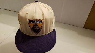 Minnesota Vikings Hat Vintage Nfl Snapback Made Usa Football Skol Officially