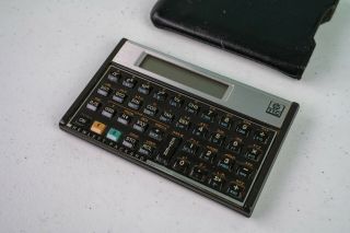 Hewlett Packard HP 11C Scientific Calculator W Leather Case 2