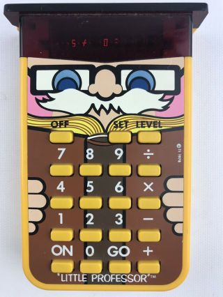 Vintage Texas Instruments Little Professor Electronic Calculator 1978