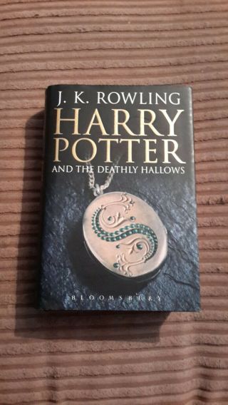 J K Rowling Harry Potter And The Deathly Hallows D/j 1st Edition Ex