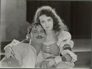 Vintage 1925 Phantom Of The Opera Mary Philbin,  Norman Kerry 7x9 Photo