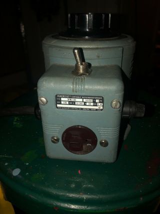 Vintage 3pn116c Powerstat Variable Autotransformer,  Research,  Laboratory,  Steamp
