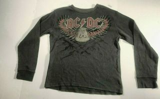 Ac/dc Classic Rock Band Vintage Mens Large T - Shirt Vtg 2008 Long Sleeve Thermal
