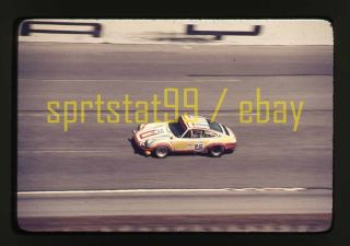 1977 Richard Weiss 28 Porsche 911 S - Daytona 24 Hours - Vtg 35mm Race Slide