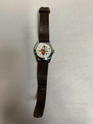 Vintage 1960’s Yogi Bear Collectors Swiss Made Wristwatch Watch (a8)