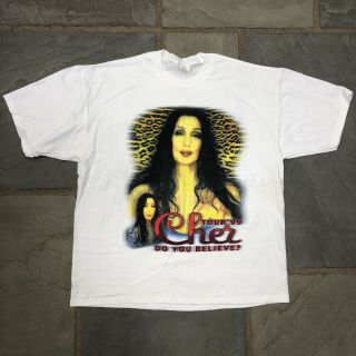 Cher Vintage 1999 Do You Believe Tour / Concert T - Shirt Mens Size X - Large Xl