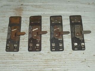 4 Old Vintage Lionel O/o27 & Standard Gauge Utc Track Lockon Universal Lock On