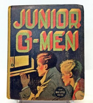 1937 Junior G - Men And The Counterfeiters 1442 Big/better Little Book Blb