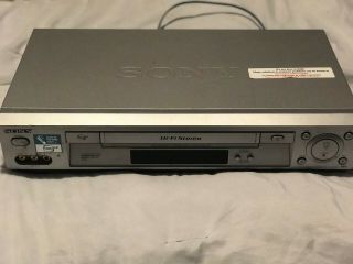 Sony Slv - N750 Vcr Hi - Fi Vhs Video Cassette Recorder Player