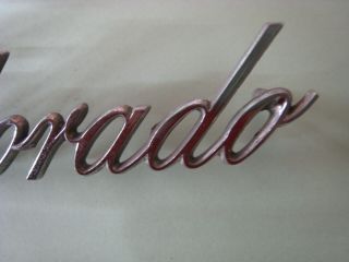 Vintage Cadillac Eldorado Script Emblem P/N 1498995 3