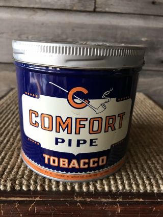 Vintage Comfort Pipe Tobacco Tin