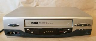 Rca Accusearch 4 Head Hifi Stereo Vcr Plus,  Vhs Recorder Player Vr661hf