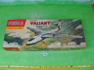 Vintage Model Kit Empty Box Only For Frog Vickers Valiant 1/96 Aircraft 1496