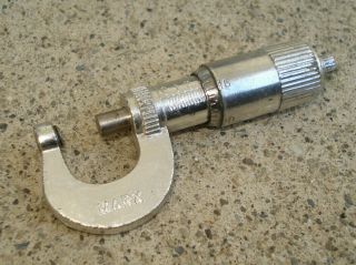 Vintage Marx Pocket Tools Toy Micrometer 2.  5 " Long When Closed