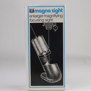 Vintage Bestwell Magna Sight Enlarger Magnifying Focusing Sight For Darkroom