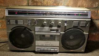 Vtg Realistic Scr - 15 Am/fm Radio Stereo Cassette Music Boombox Ghettoblasster
