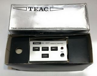 Teac Rc - 601 Remote Control For Teac A - 6010 Reel To Reel Recorder