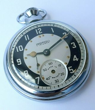 Vintage Ingersoll Triumph Pocket Watch - Easy? Repair Project - Gt.  Britain 2