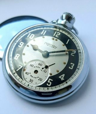 Vintage Ingersoll Triumph Pocket Watch - Easy? Repair Project - Gt.  Britain 3