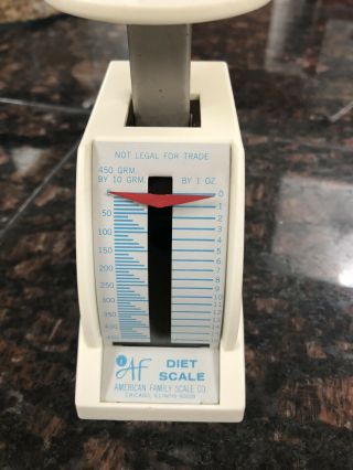 Diet Scale American Family Scale Co.  450 Mrg.  Vintage