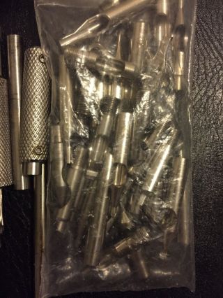 vintage Tattoo Machine Grips,  Tips And Tubes 2