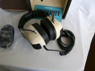 Vintage Sansui Ss - 20 Stereo 2 - Way Headphones With Box & Extension Cord