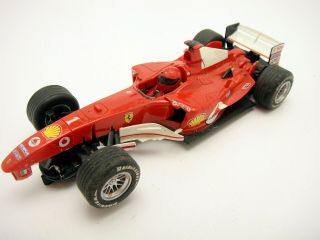 Vintage Hornby Slot Racing Car Grand Prix Ferrari F2004 Shell Oil 1/32 2