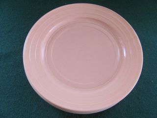 Vtg Set Of 5 Pink Hazel Atlas Platonite Moderntone 9 " Plates