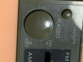 Vintage 80s SONY ICF - A15L PINK RADIO ALARM CLOCK Melody Watch 4