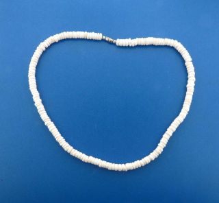 Vintage Puka Shell Necklace In 8 Mm 20 "