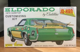 Vintage Johan 1970 70 Cadillac Eldorado Ht Hardtop Customizing Model Kit