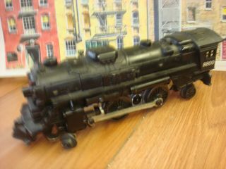 Vintage O Scale Lionel Steam Locomotive No.  8800 Cast Metal Runs Smokes