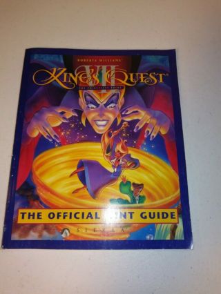 Vintage Kings Quest Vii The Princeless Bride Official Hint Guide 1994