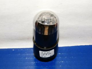 1 x JAN - 12SN7gt Tungsol (USA) Tube Black Glass 1949 US NAVY 3