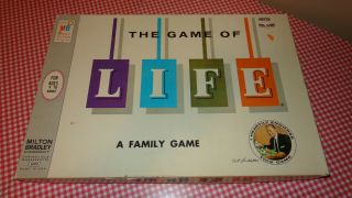 Vintage The Game Of Life Board Game 1960 Milton Bradley A Family Game Complete