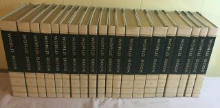 The World Book Encyclopedia Complete Set A - Z 20 Volumes 1969 Gold Gilded
