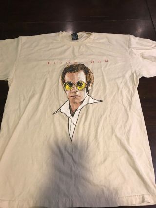 Vintage Elton John Tshirt Size Xl
