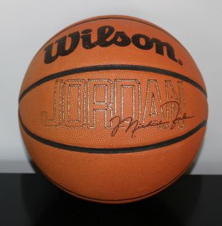 Wilson Basketball Cast Bilt Michael Jordan Signature B1282 Vtg 90s Nba Leather