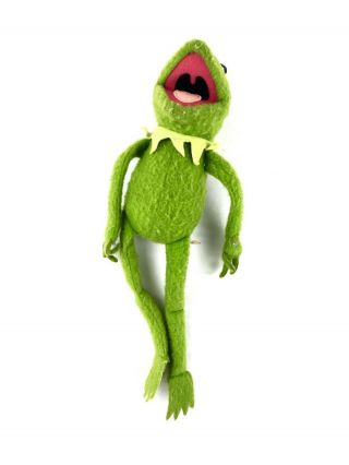 Vintage 1976 Fisher Price 850 Jim Henson Kermit The Frog Muppet Doll Plush