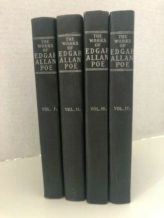 The Of Edgar Allan Poe Raven Edition Volunes 1 - 4