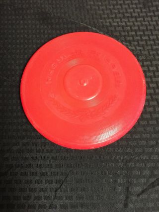True Vintage Red Wham - O Regular Frisbee Flying Disc Dated 1966