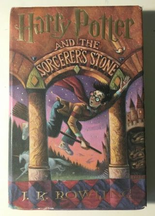 Harry Potter And The Sorcerers Stone J.  K.  Rowling 1st 22nd Printing 1998 Hc/dj