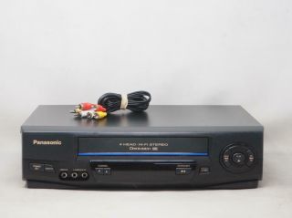 Panasonic Pv - V4521 Vcr Vhs Player/recorder Great