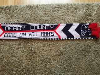 DERBY COUNTY VINTAGE FOOTBALL SCARF 1980S 1990S 3