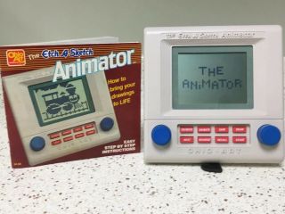 The Etch A Sketch Animator Handheld Electronic Toy - Ohio Art Vintage 1986