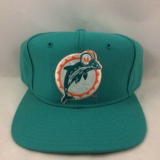 Vintage Miami Dolphins Nfl Era Snapback Hat Baseball Cap 90 