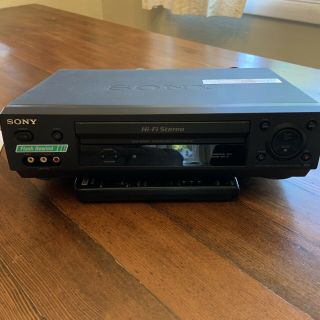 Sony Video Cassette Recorder Vhs Vcr Slv - N500 Hi - Fi Stereo W/ Remote
