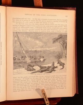 1889 Heroes of The Dark Continent J W Buel Illustrated Exploration 7